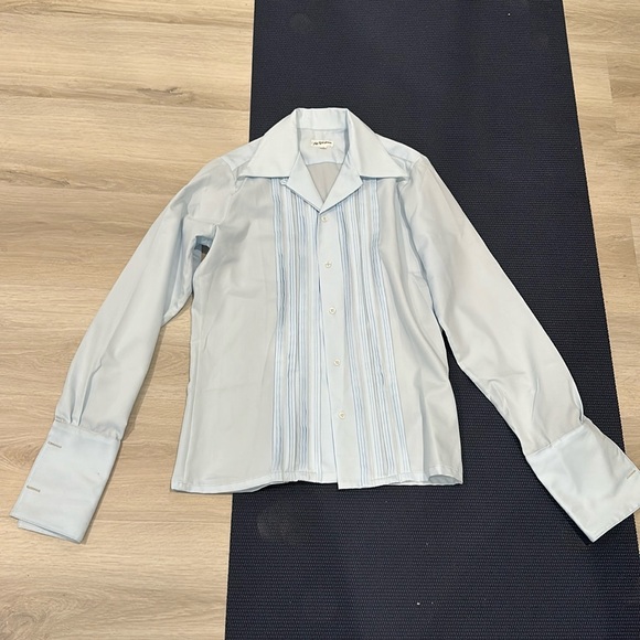 Saks Fifth Avenue Tops - Saks fifth avenue blue blouse